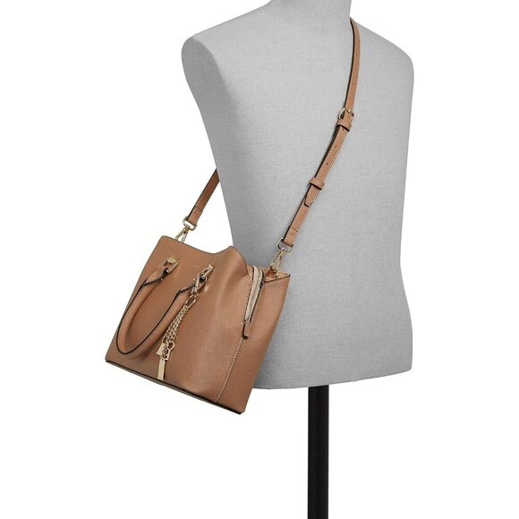 ALDO Women's Legoirii Tote Bag Zipper Faux Leather - Picture 4 of 4